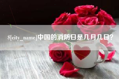 肇东中国的消防日是几月几日？