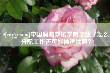 肇东中国消防救援学院毕业了怎么分配工作还可能被逃汰吗？