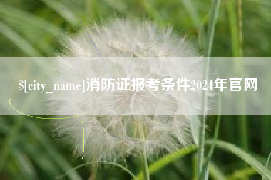 肇东消防证报考条件2024年官网