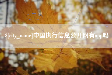 肇东中国执行信息公开网有app吗