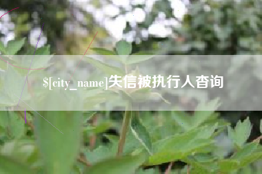 肇东失信被执行人杳询