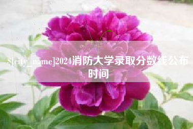 肇东2024消防大学录取分数线公布时间