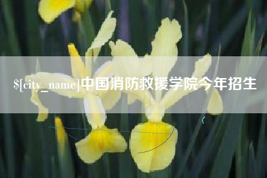 肇东中国消防救援学院今年招生