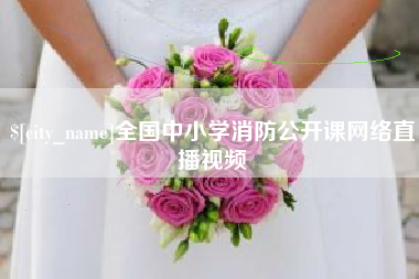 肇东全国中小学消防公开课网络直播视频