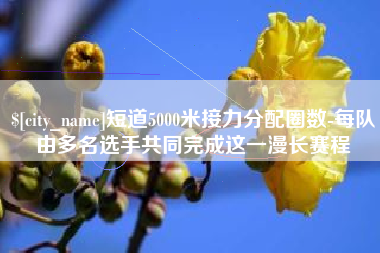 肇东短道5000米接力分配圈数-每队由多名选手共同完成这一漫长赛程