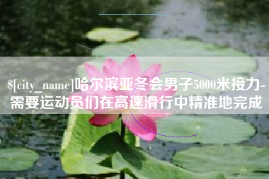 肇东哈尔滨亚冬会男子5000米接力-需要运动员们在高速滑行中精准地完成
