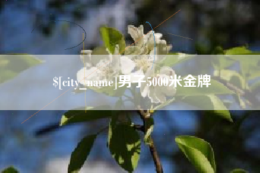 肇东男子5000米金牌
