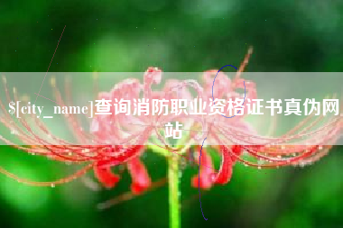 肇东查询消防职业资格证书真伪网站