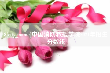 肇东中国消防救援学院2021年招生分数线